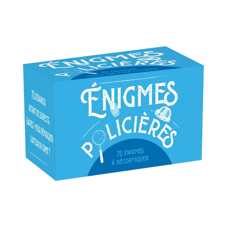 Boîte Enigmes policières - Fabrice Bouvier - HACHETTE PRAT