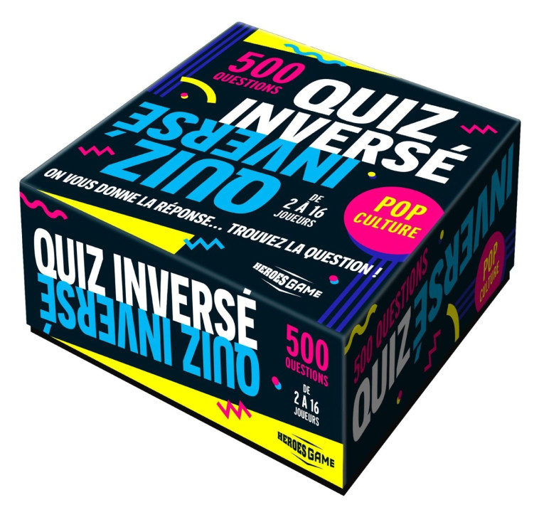 Quiz inversé Pop culture - Cléa Harold - HACHETTE HEROES