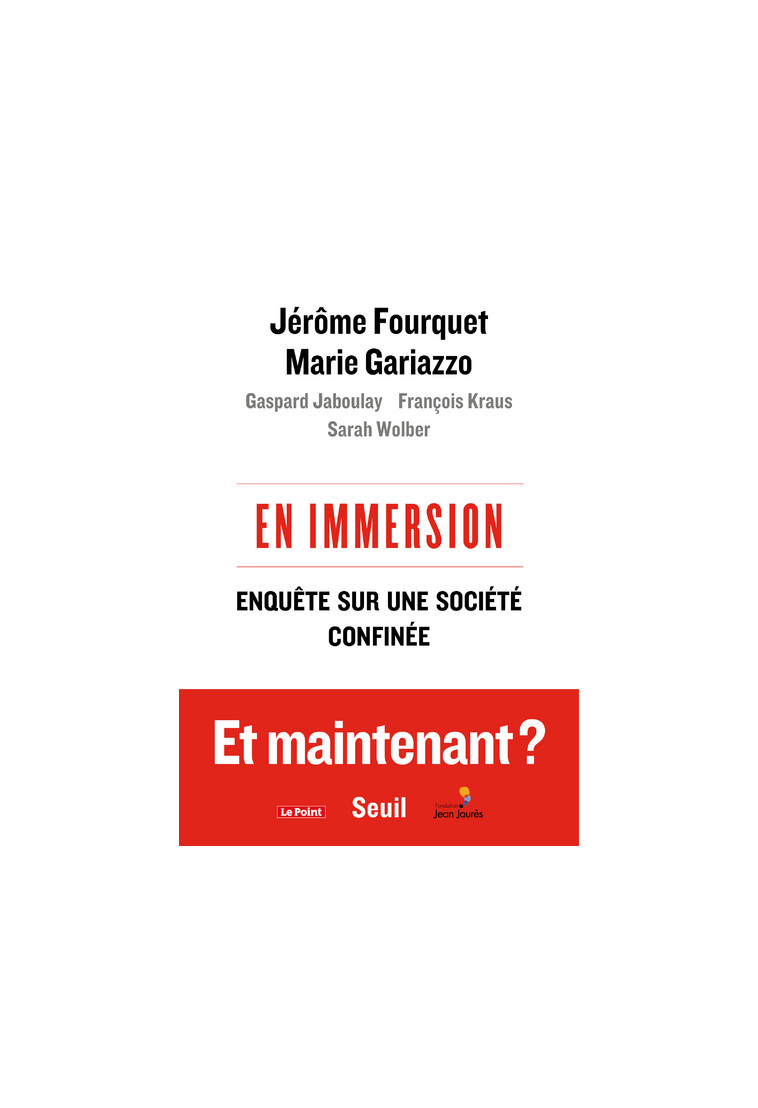 En immersion - Jérôme FOURQUET - SEUIL