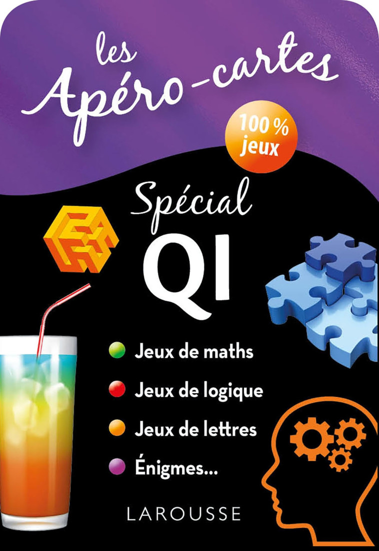 Apéro-cartes QI -  Collectif - LAROUSSE