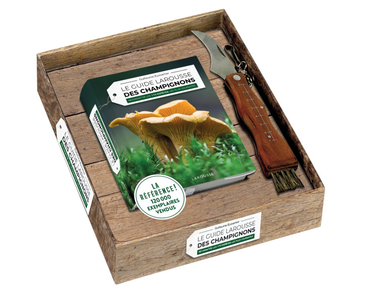 Coffret Le Larousse des champignons - Guillaume Eyssartier - LAROUSSE