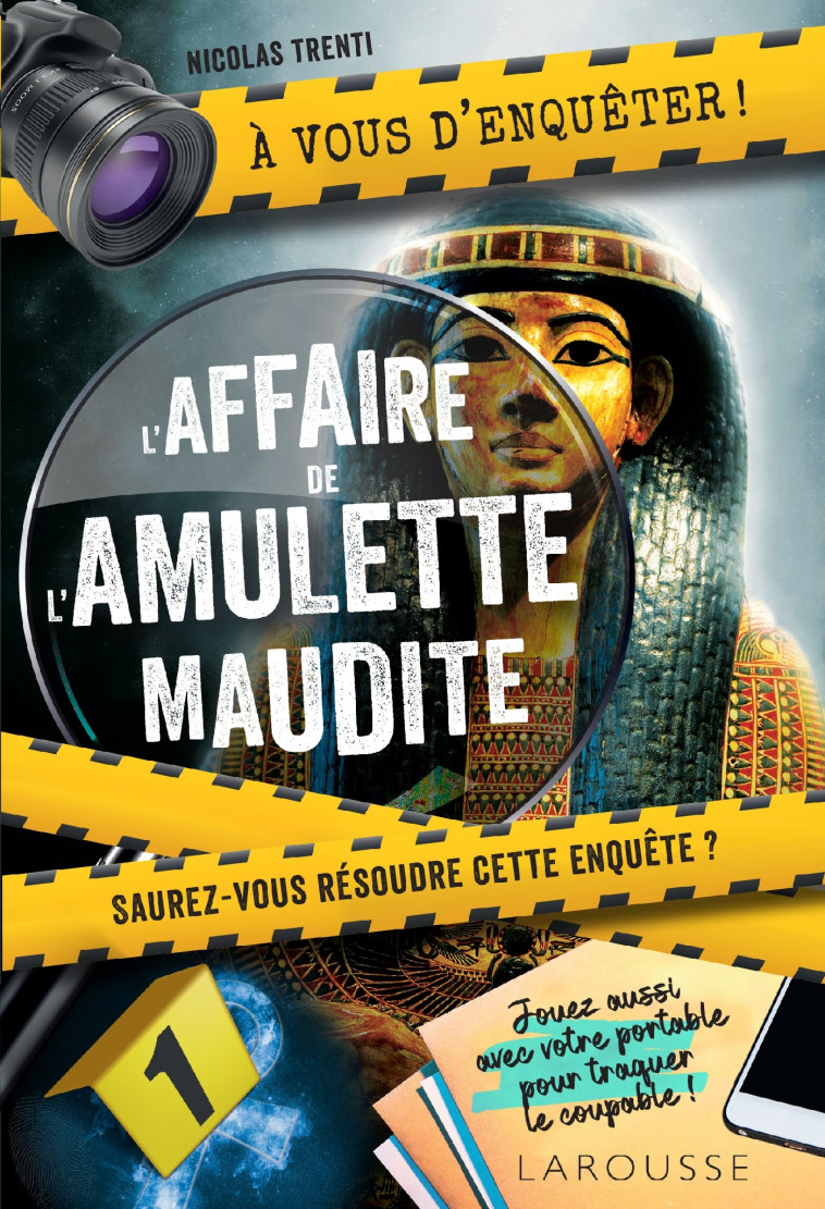 A vous d'enquêter ! L'affaire de l'amulette maudite ! - Nicolas Trenti - LAROUSSE