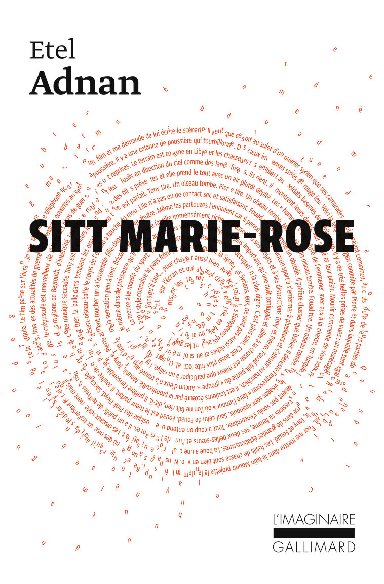 Sitt Marie-Rose - Etel Adnan - GALLIMARD