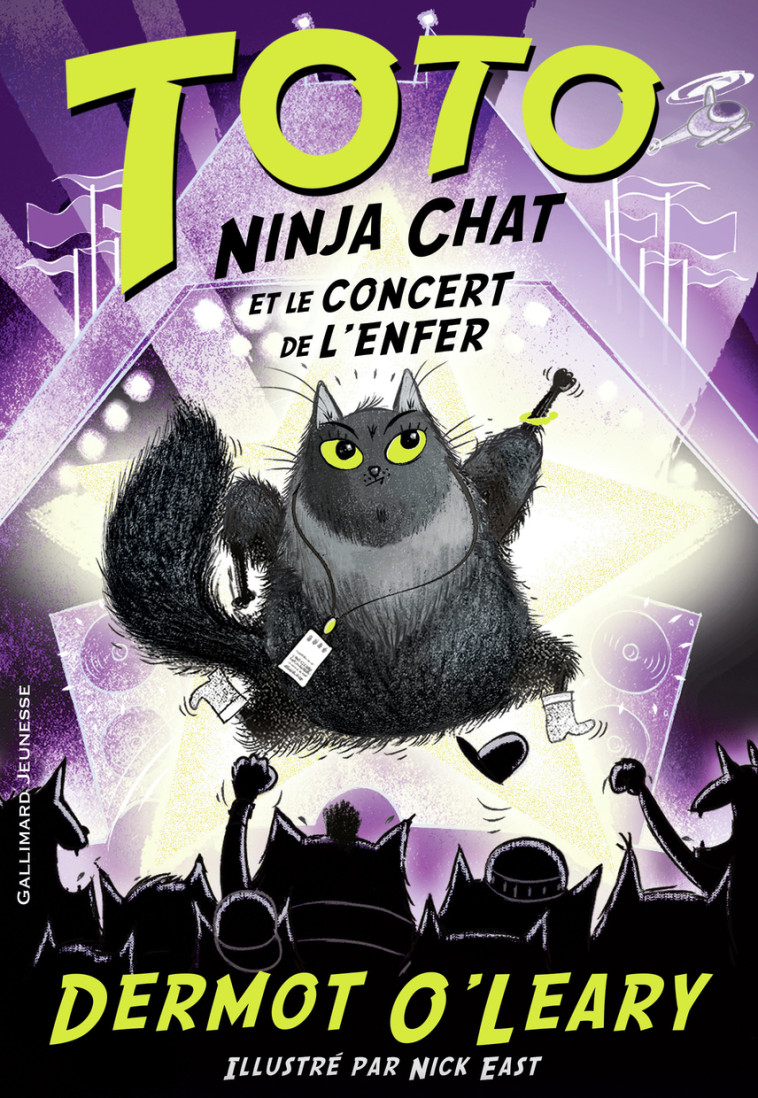 Toto Ninja chat et le concert de l'enfer - Dermot O'Leary - GALLIMARD JEUNE