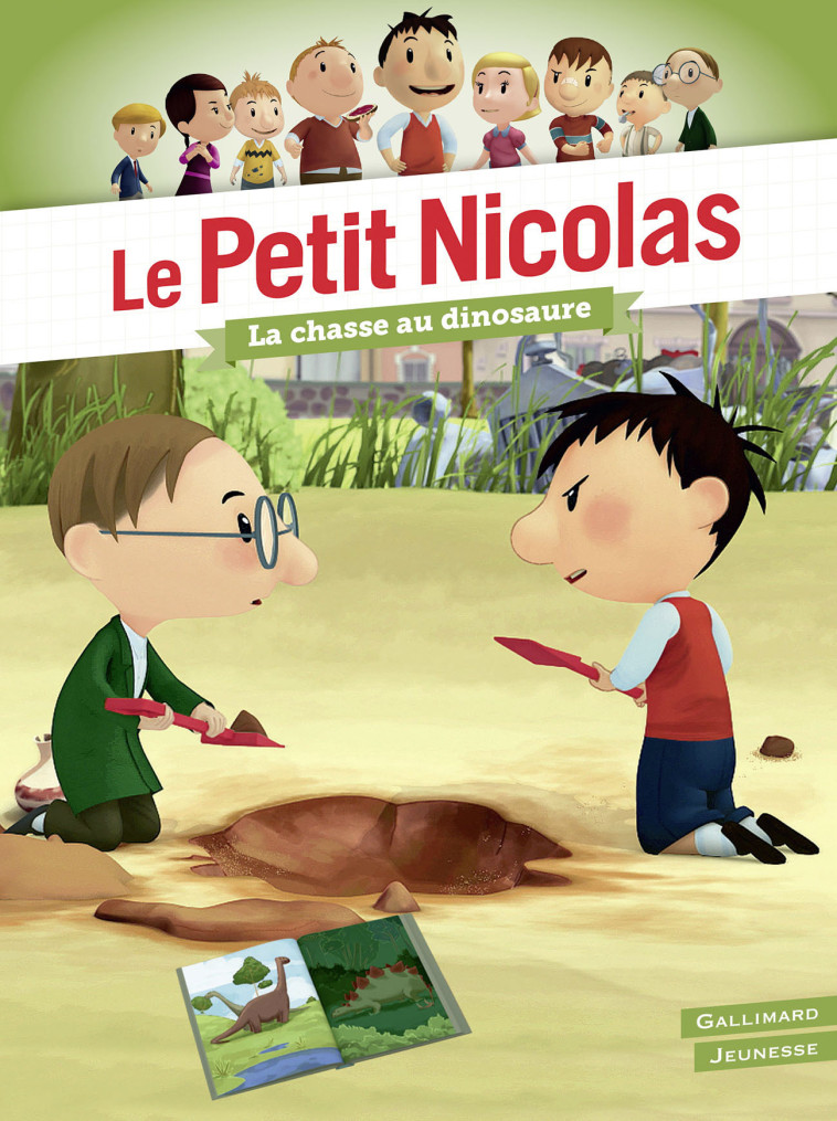 Le Petit Nicolas - La Chasse au dinosaure - Emmanuelle Kecir-Lepetit - GALLIMARD JEUNE