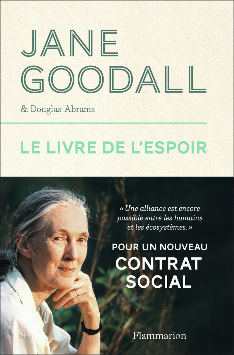 Le Livre de l'espoir - Jane Goodall - FLAMMARION