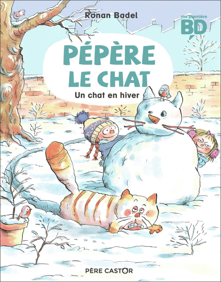 Un chat en hiver - Ronan Badel - PERE CASTOR