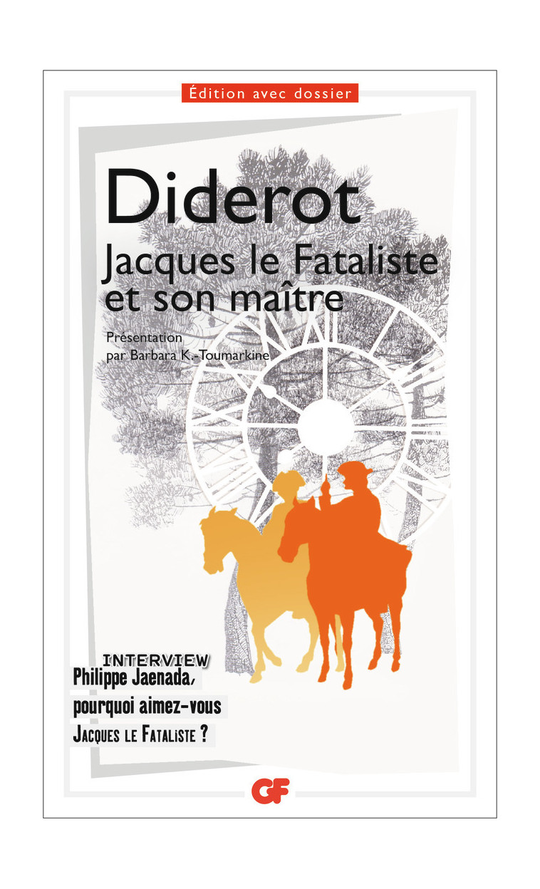 Jacques le Fataliste et son maître - Denis Diderot - FLAMMARION