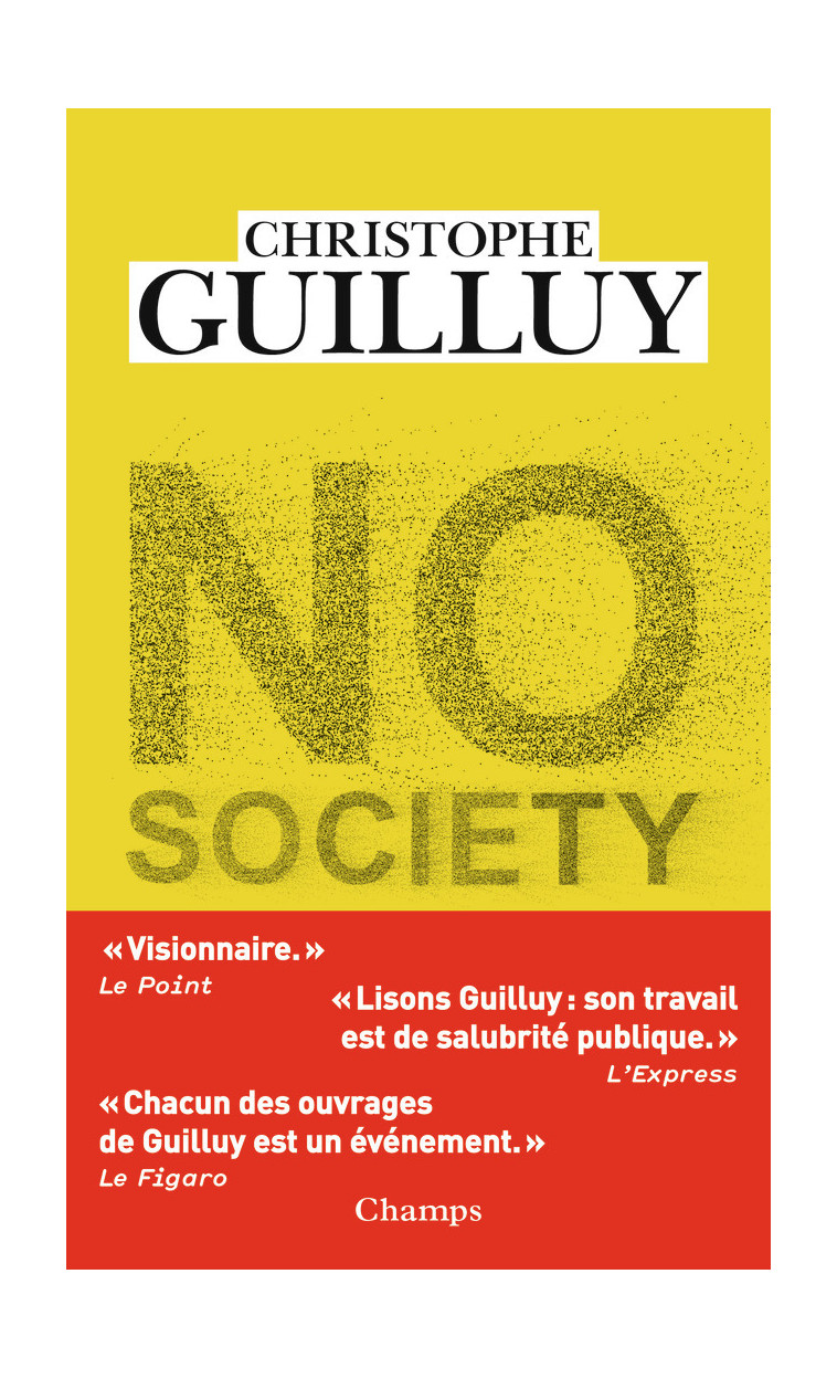 No Society - Christophe Guilluy - FLAMMARION