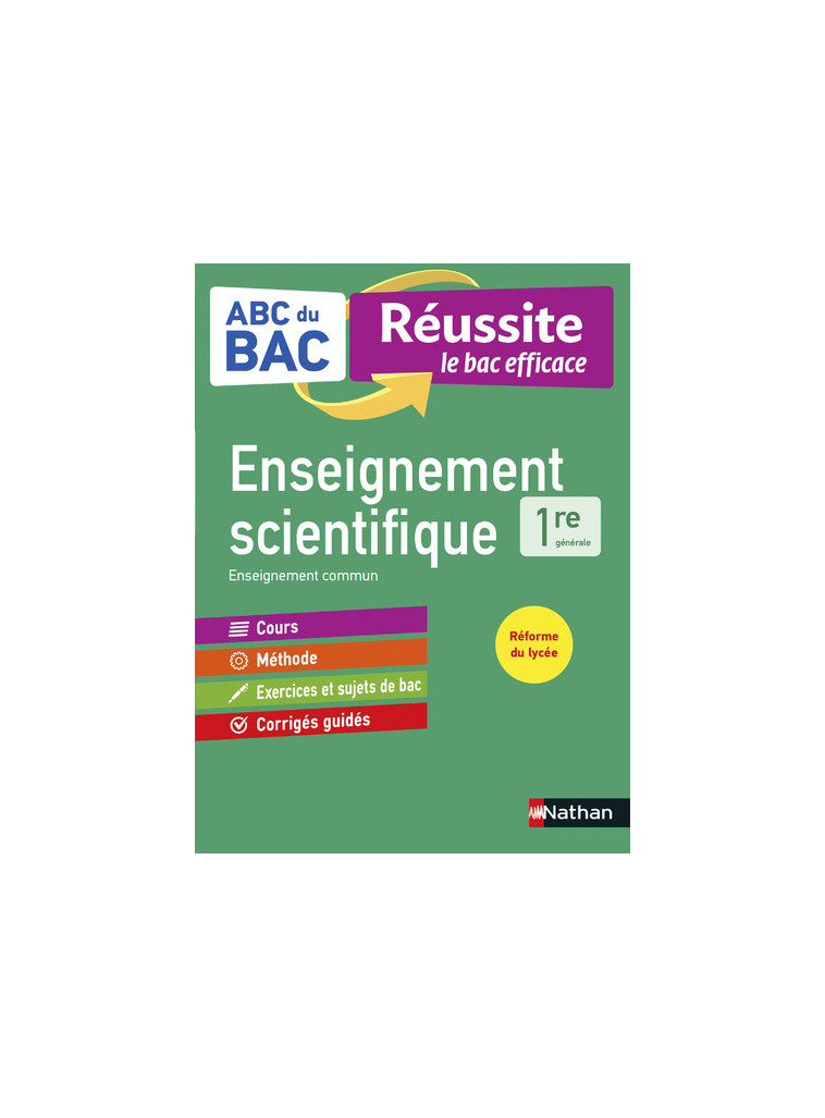 ABC Réussite Enseignement Scientifique 1re - Christian Camara - NATHAN