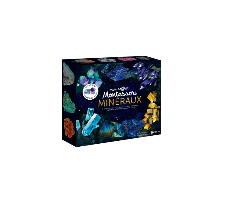 Mon coffret Montessori des minéraux - Ève Herrmann - NATHAN