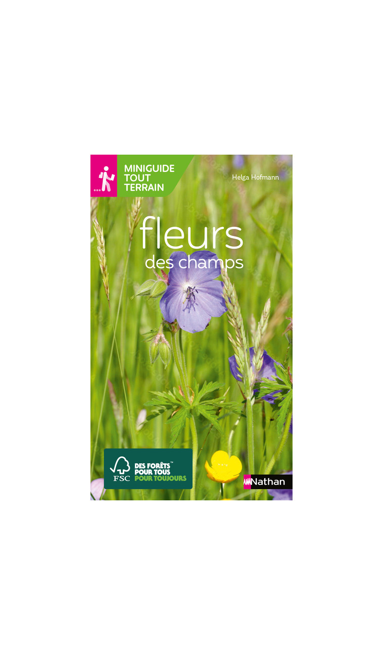 Miniguide tout-terrain - fleurs des champs - Helga Hofmann - NATHAN