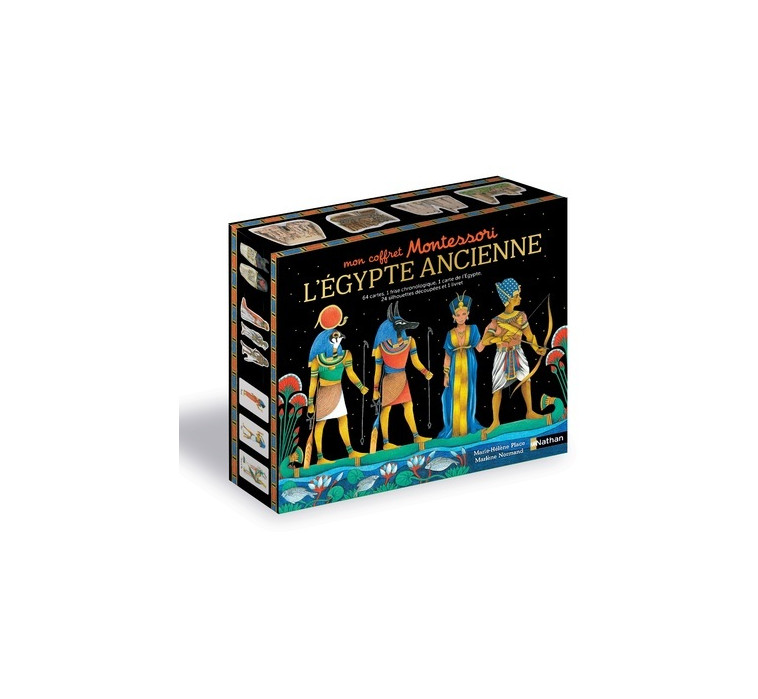 Coffret Montessori : L'Egypte ancienne - Marie-Hélène Place - NATHAN