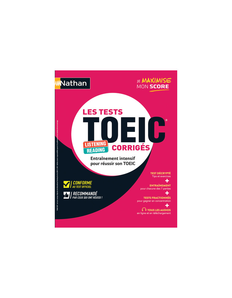 Les Tests TOEIC corrigés 2023 - Paul Leitch - NATHAN