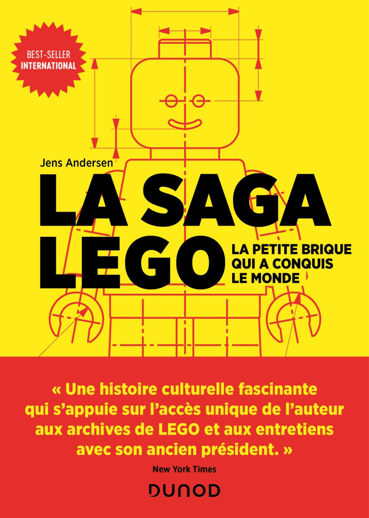 La saga Lego -  Jens Andersen - DUNOD