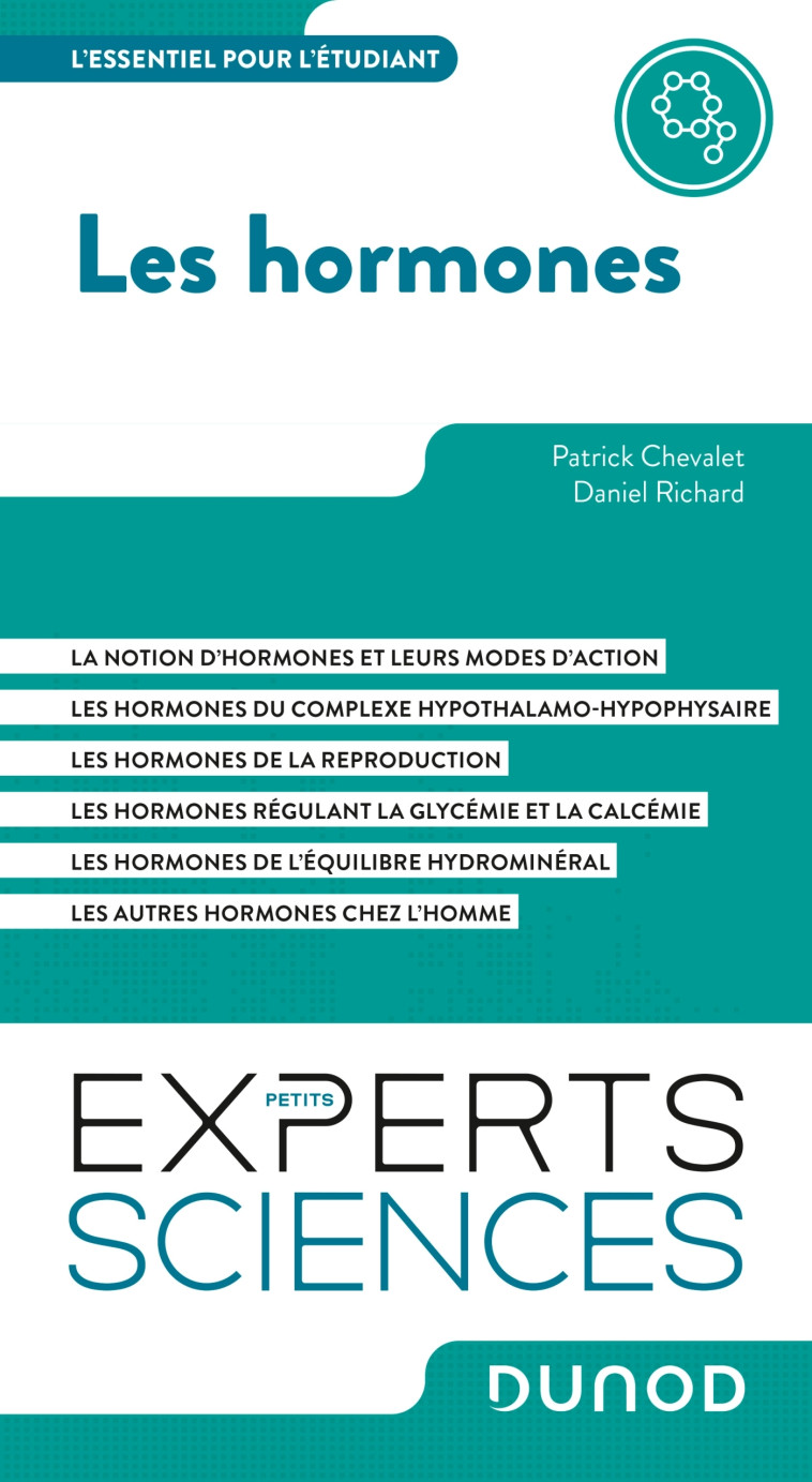 Les hormones - Patrick Chevalet - DUNOD