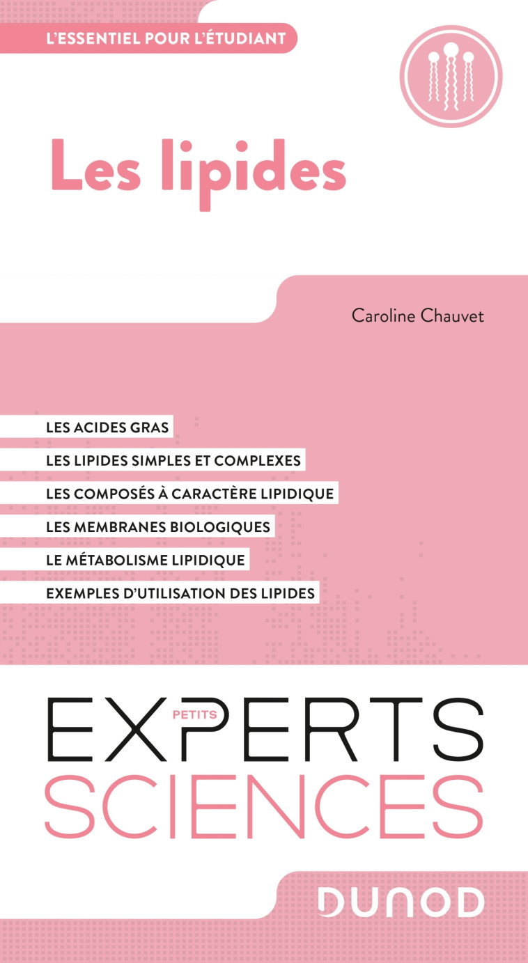 Les lipides - Caroline Chauvet - DUNOD