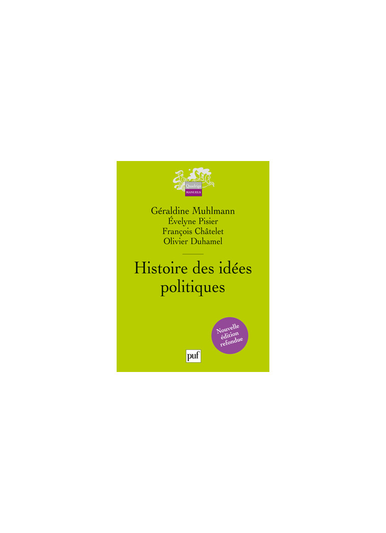 Histoire des idées politiques - François Châtelet - PUF