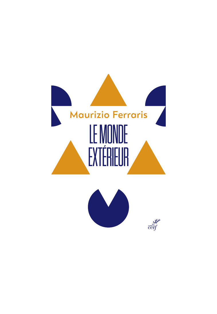 LE MONDE EXTERIEUR - Maurizio Ferraris - CERF