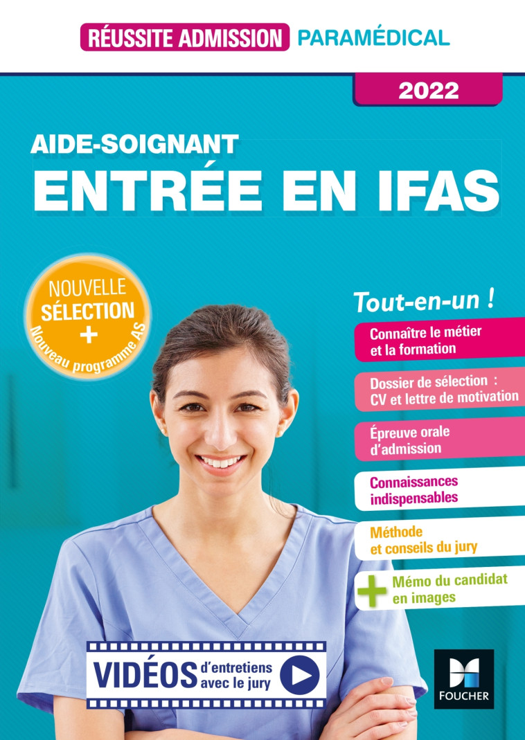 Réussite Admission - Aide-soignant - Entrée en IFAS - 2022 - Jackie Pillard - FOUCHER