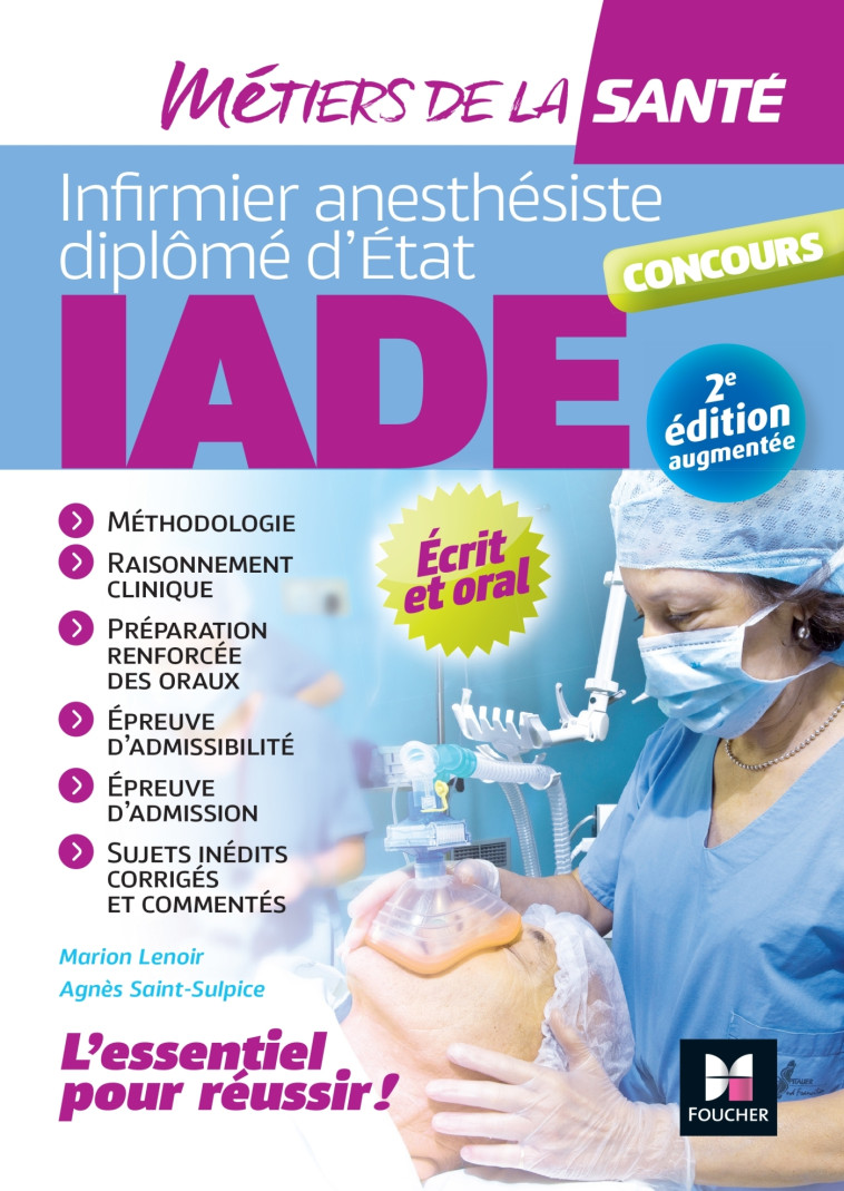 IADE- Métiers de la santé - Réussir le concours d'entrée - Préparation complète - 2e édition - Kamel Abbadi - FOUCHER