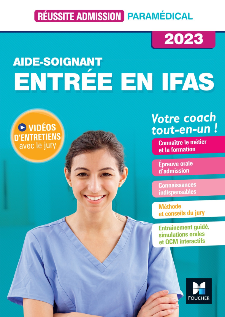 Réussite admission Entrée en IFAS - Aide-soignant 2023 - Jackie Pillard - FOUCHER