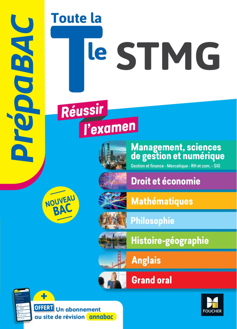 PREPABAC - Toute la terminale STMG - Contrôle continu et épreuves finales - Révision 2025 - Audrey Bebert-Mion - FOUCHER