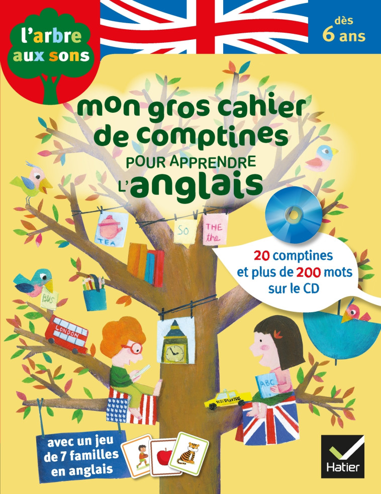 Mon gros cahier de comptines pour apprendre l'anglais - Jeanette Loric - HATIER