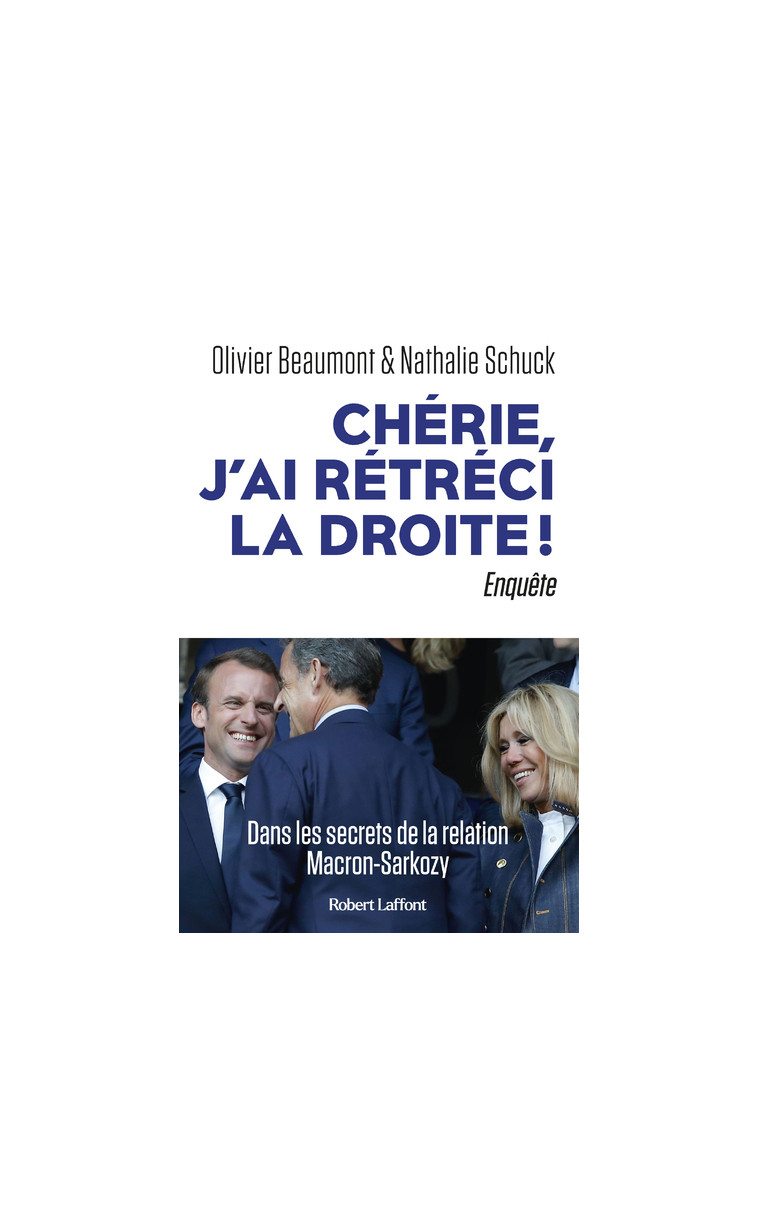 Chérie, j'ai rétréci la droite ! - Dans les secrets de la relation Macron-Sarkozy - Olivier Beaumont - ROBERT LAFFONT