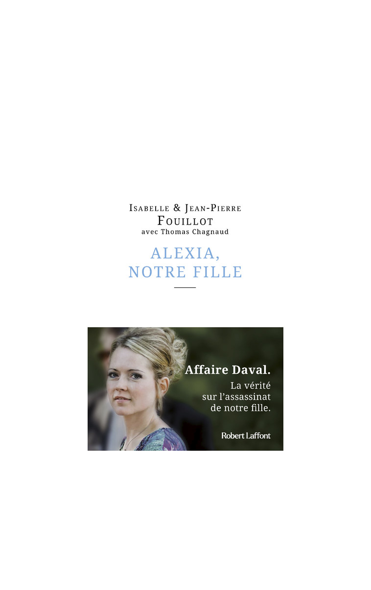 Alexia, notre fille - Isabelle Fouillot - ROBERT LAFFONT