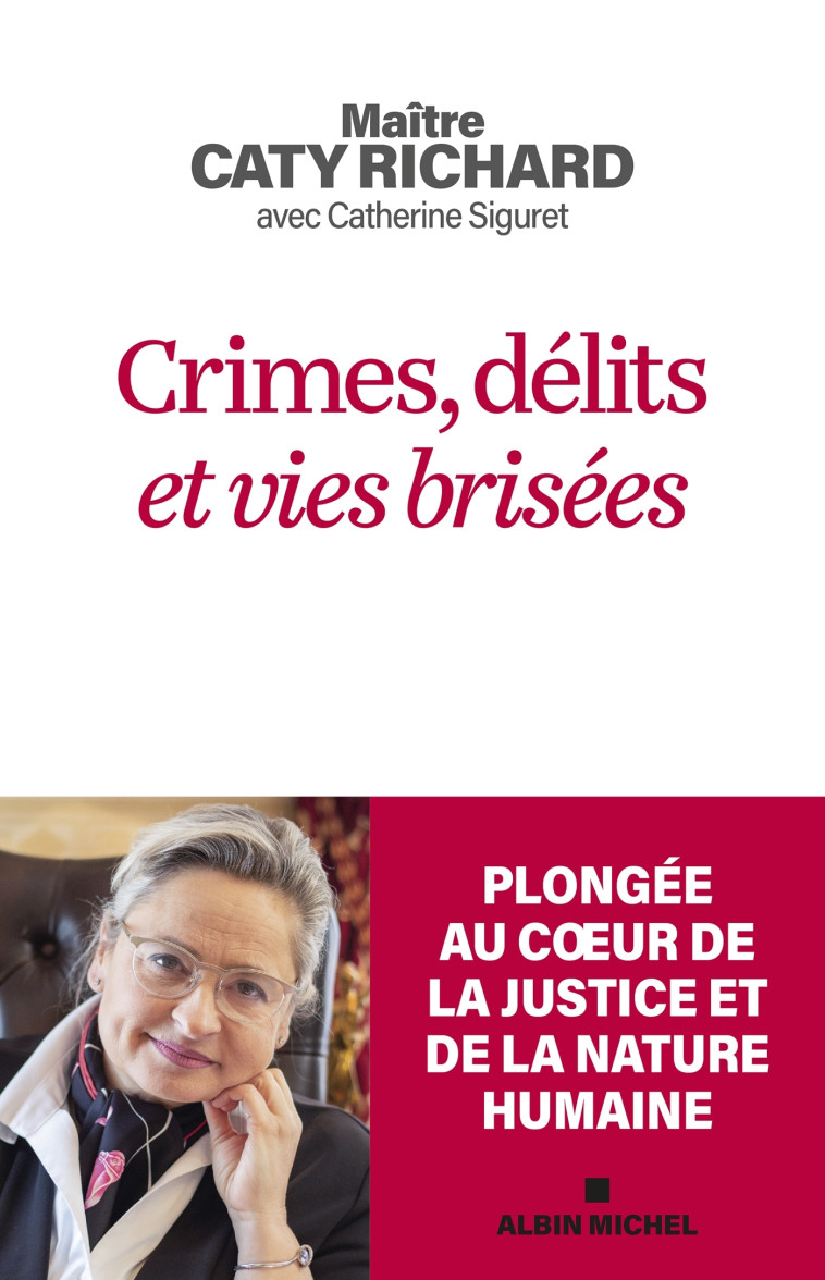 Crimes, délits et vies brisées - Caty Richard - ALBIN MICHEL