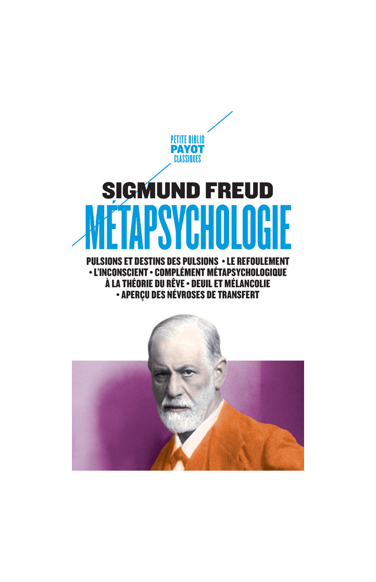 Métapsychologie - Sigmund Freud - PAYOT