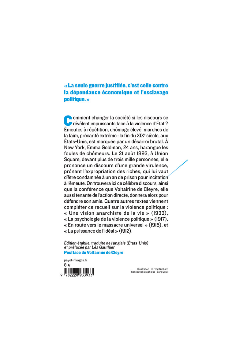 Il nous faut être prêts à chaque instant - Emma Goldman - PAYOT