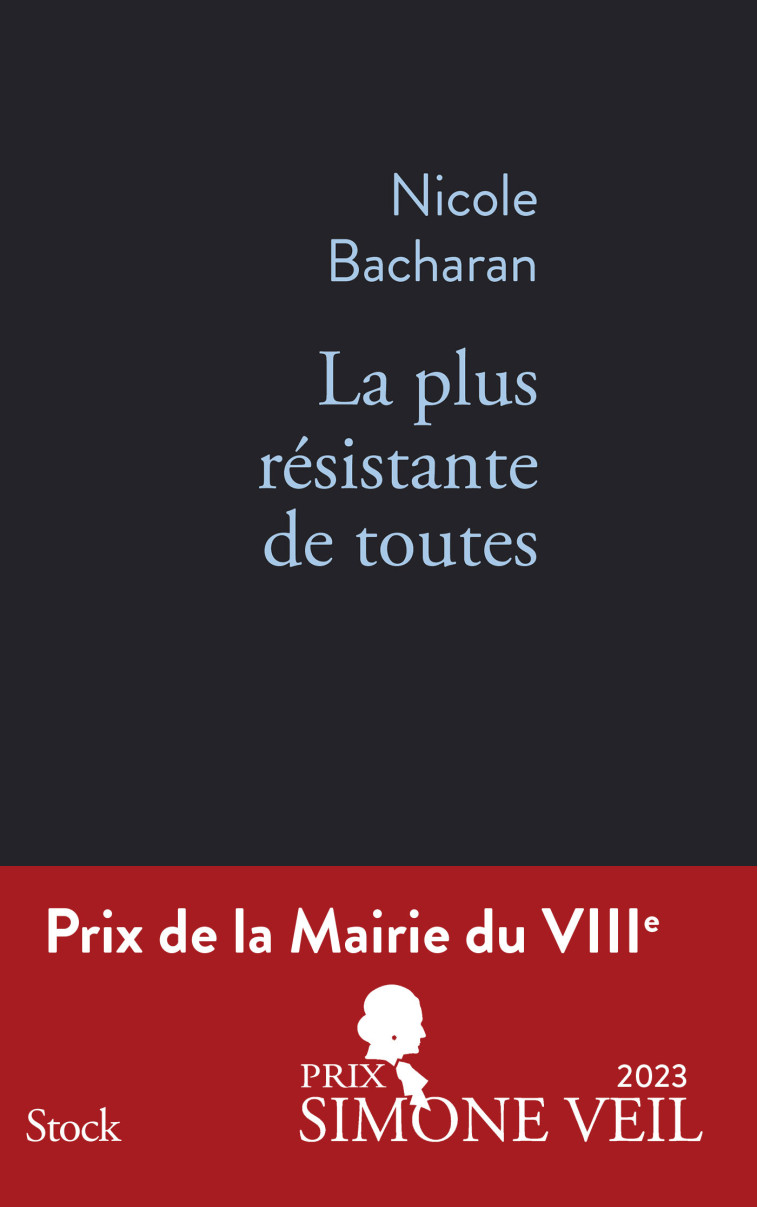 La plus résistante de toutes PRIX DE LA MAIRIE DU VIIIe - Nicole Bacharan - STOCK