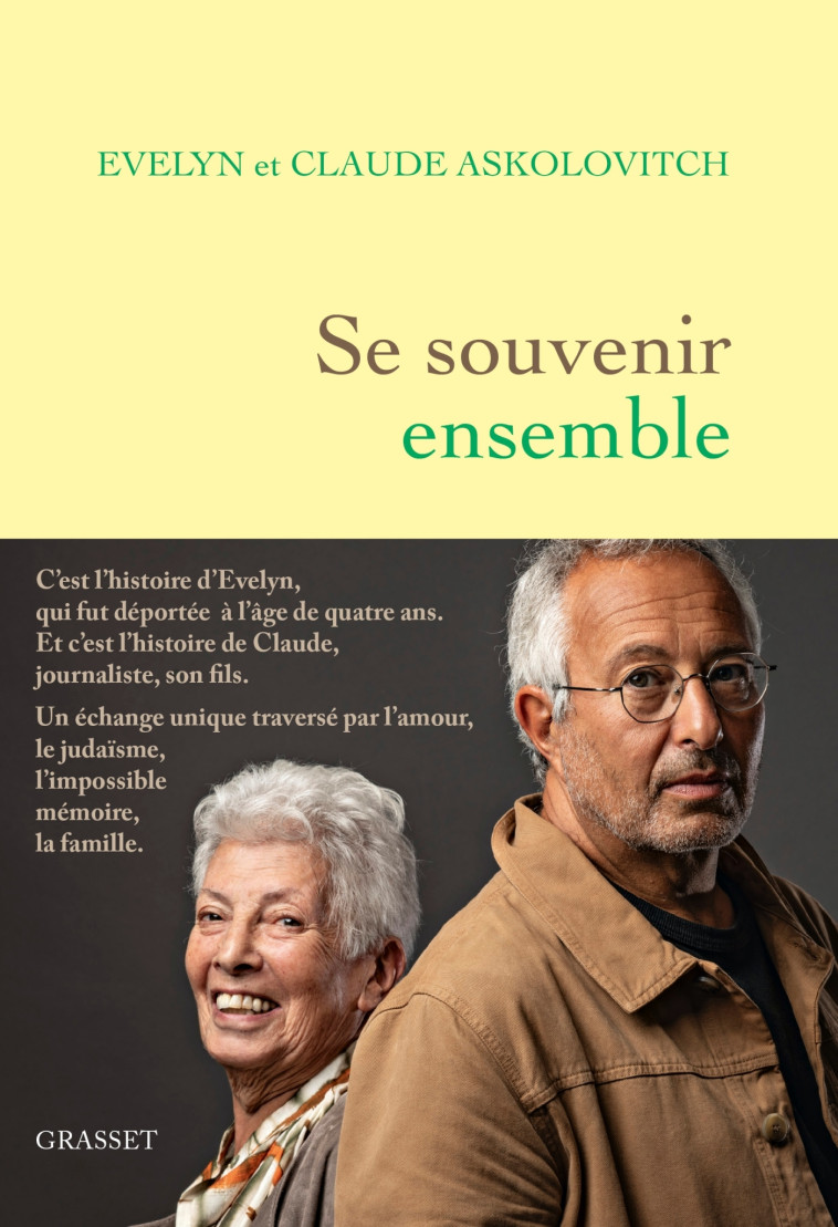 Se souvenir ensemble - Claude Askolovitch - GRASSET