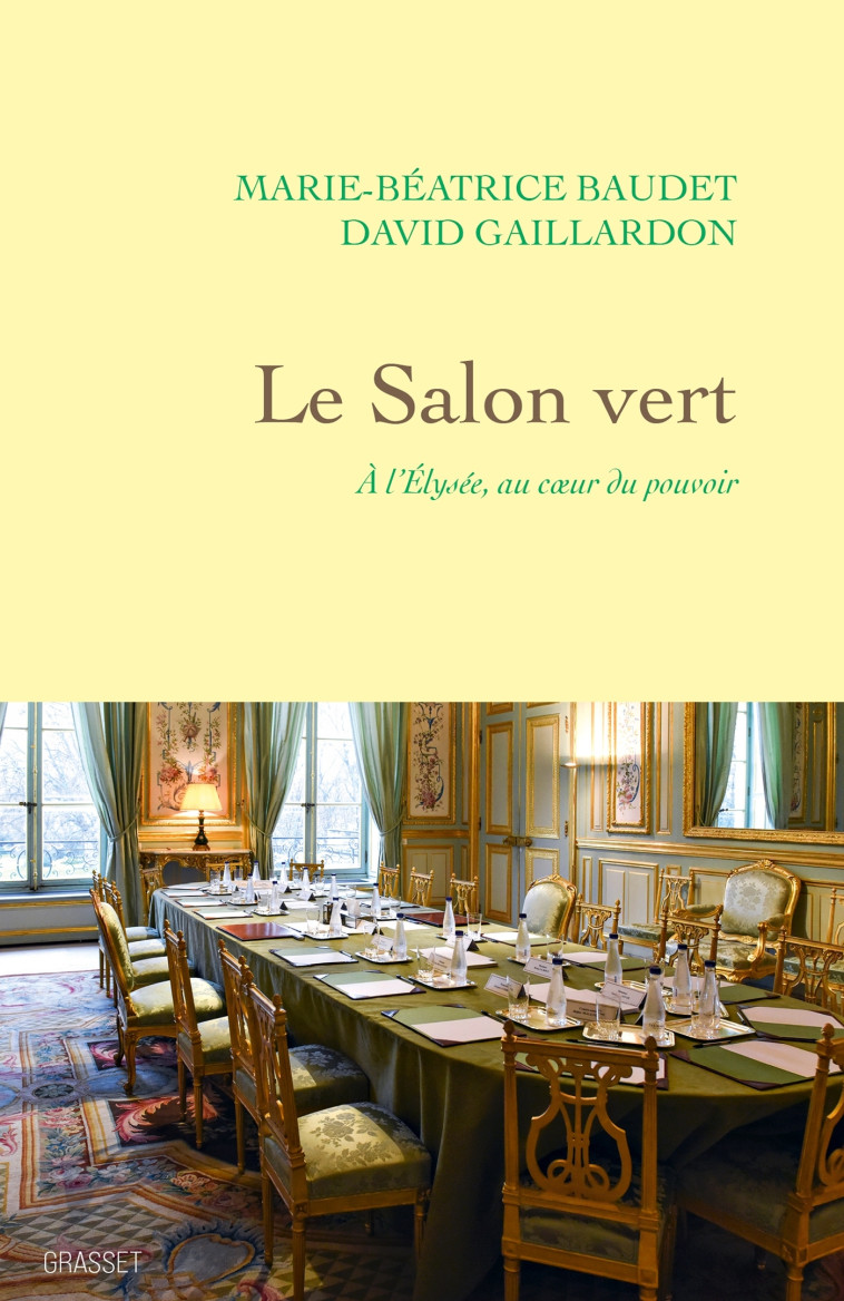 Le Salon vert - Marie-Béatrice Baudet - GRASSET