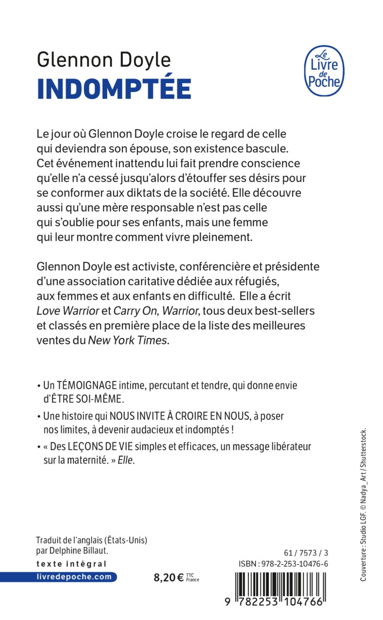 Indomptée - Glennon Doyle - LGF