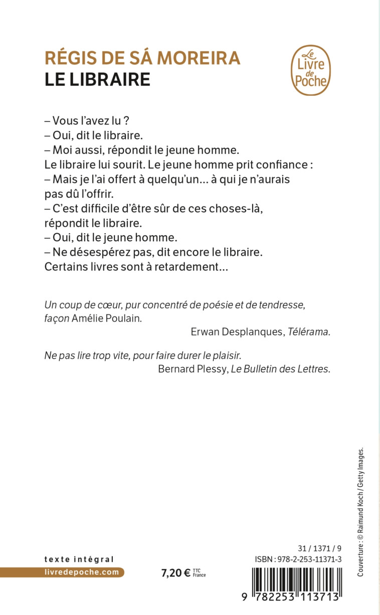 Le Libraire - Régis Sa Moreira - LGF