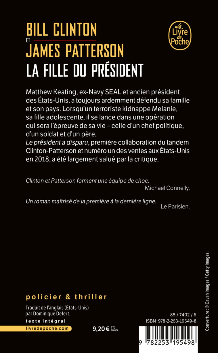 La Fille du président - Bill Clinton - LGF