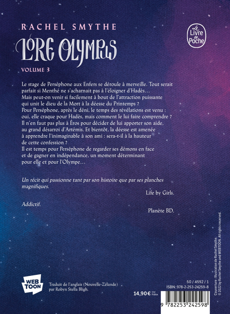 Lore Olympus, Tome 3 - Rachel Smythe - LGF