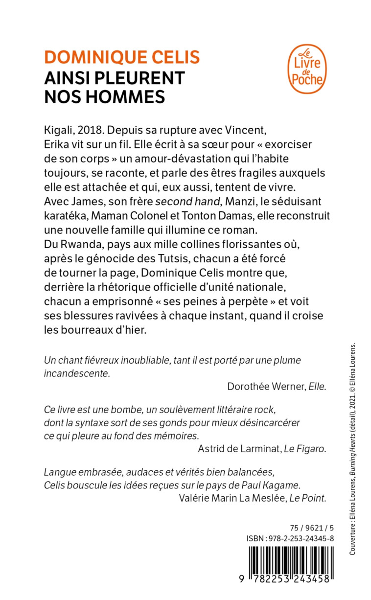 Ainsi pleurent nos hommes - Dominique Celis - LGF