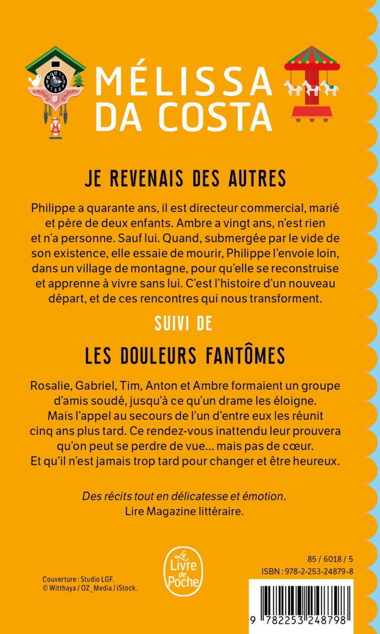 Je revenais des autres - Les Douleurs fantômes - Edition collector - Mélissa Da Costa - LGF