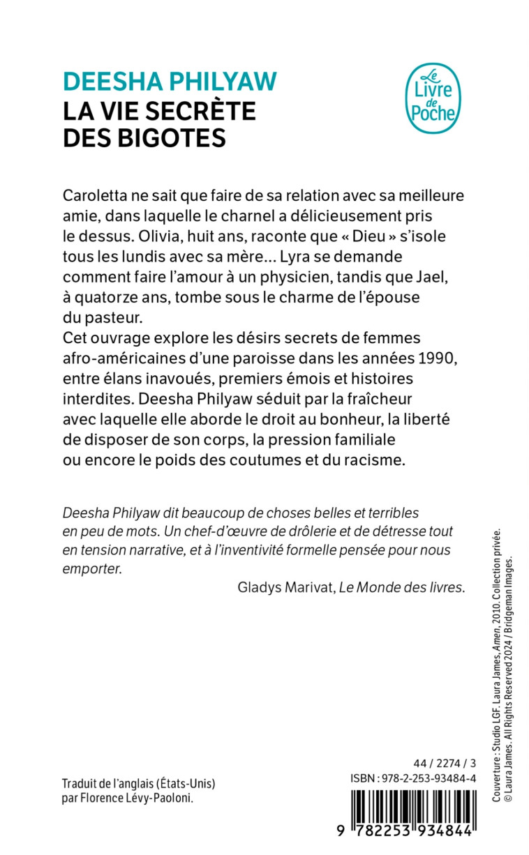 La Vie secrète des bigotes - Deesha Philyaw - LGF