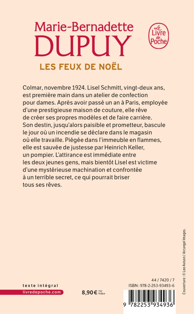 Les Feux de Noël - Marie-Bernadette Dupuy - LGF