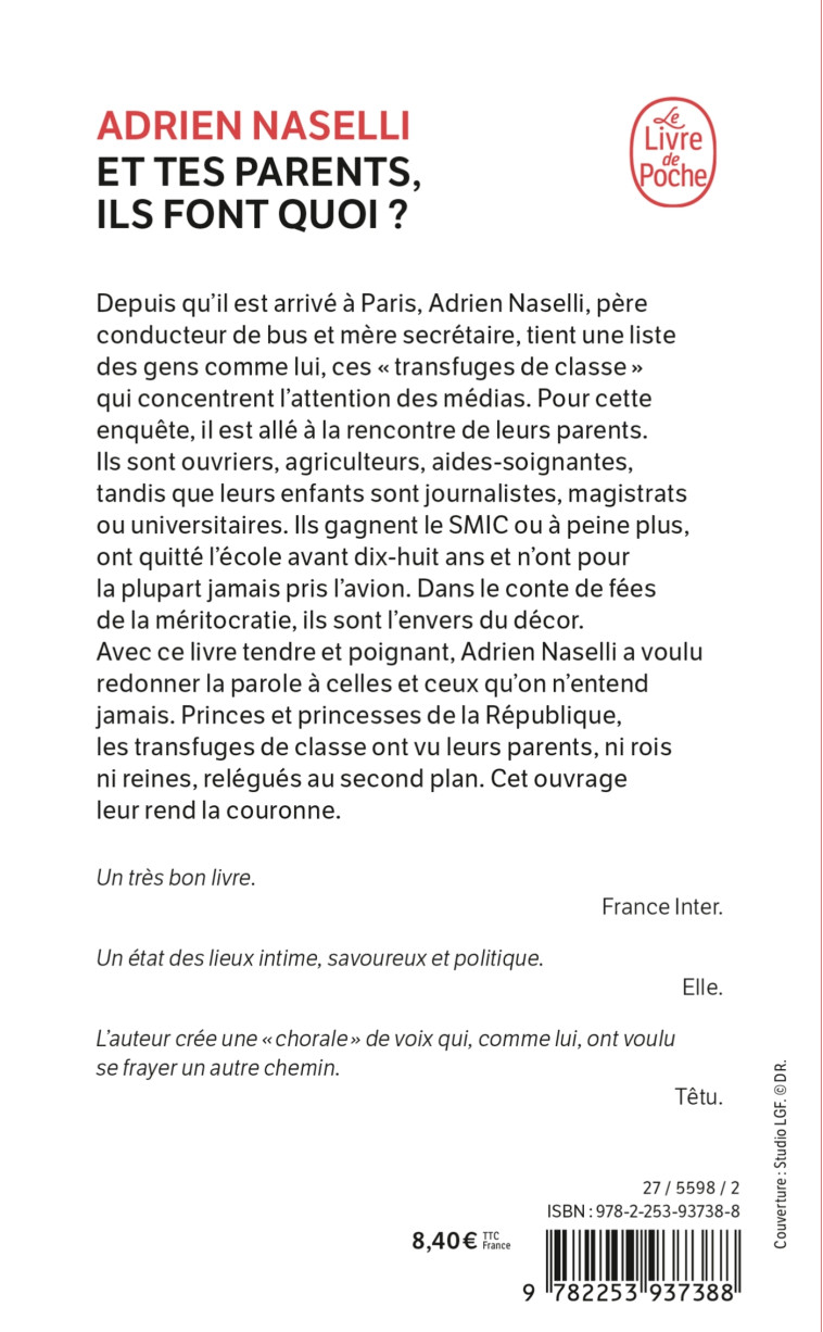 Et tes parents, ils font quoi ? - Adrien Naselli - LGF