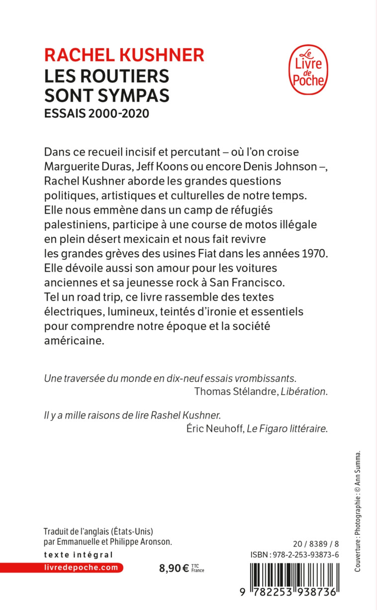 Les Routiers sont sympas - Rachel Kushner - LGF