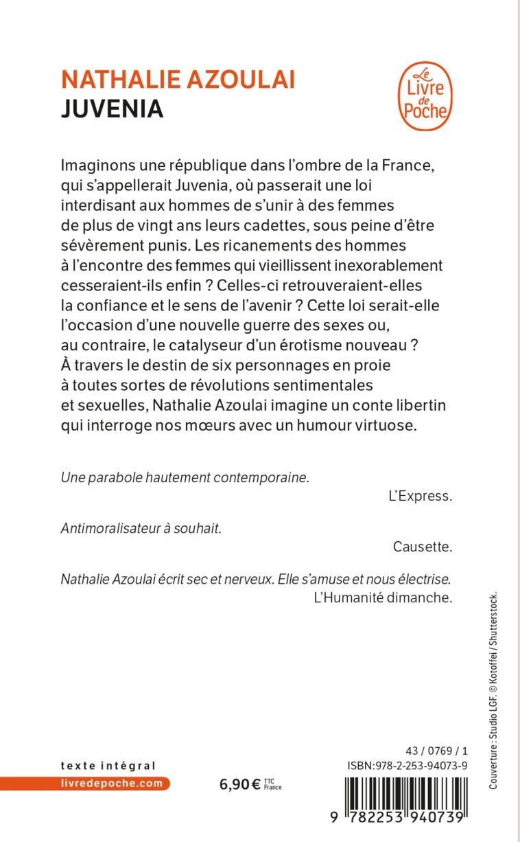 Juvenia - Nathalie Azoulai - LGF