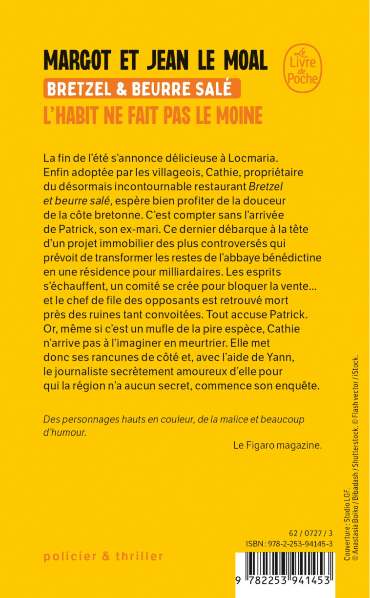 L'Habit ne fait pas le moine (Bretzel & beurre salé, Enquête 3) - Jean Le Moal - LGF