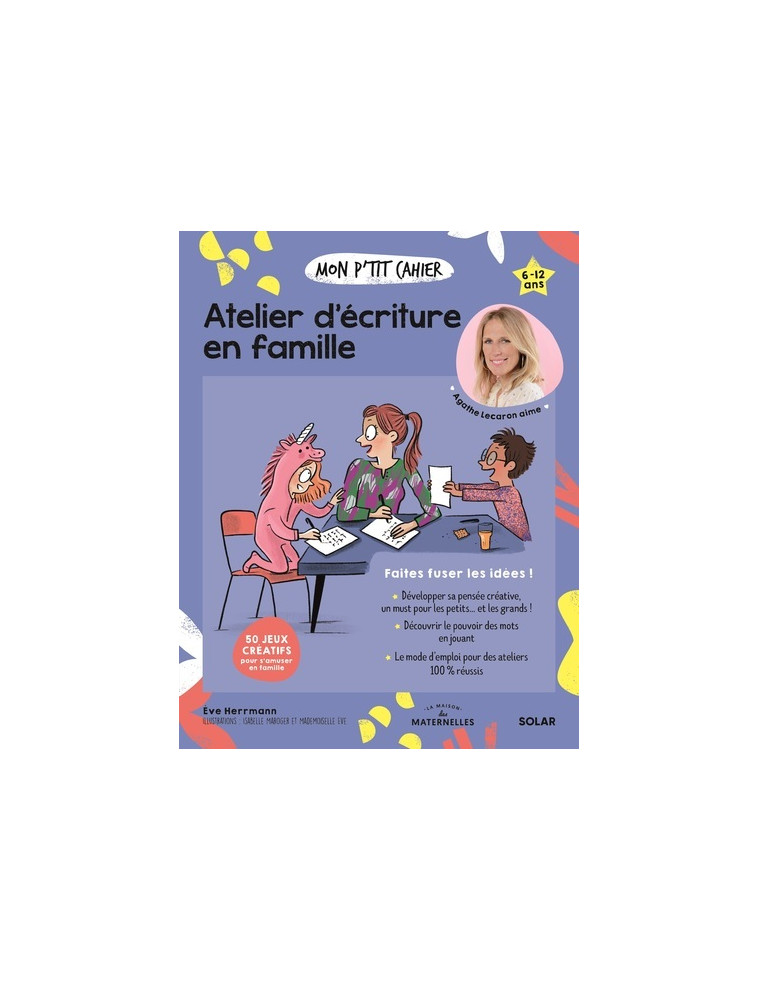 Mon P'tit Cahier Ecriture en famille - Ève Herrmann - SOLAR