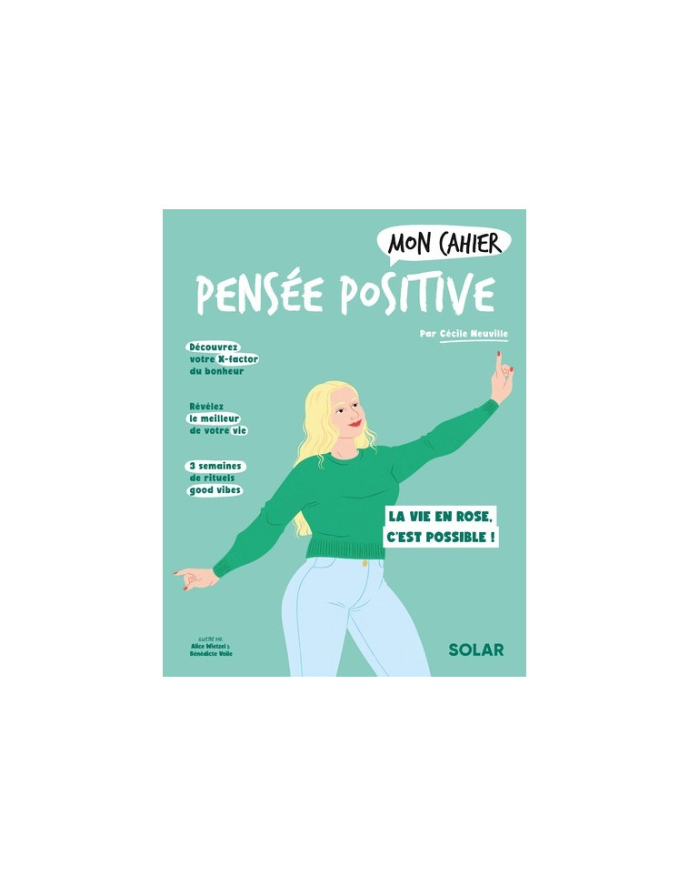 Mon cahier Pensée positive - Cécile Neuville - SOLAR